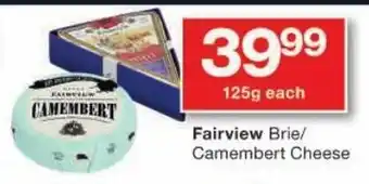 Checkers Fairview Brie/Camembert Cheese offer