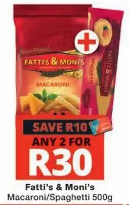 Checkers Fatti's & Moni's Macaroni/Spaghetti offer