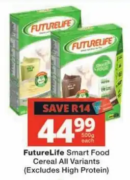 Checkers FutureLife Smart Food Cereal offer
