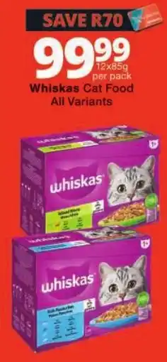 Checkers Whiskas Cat Food offer