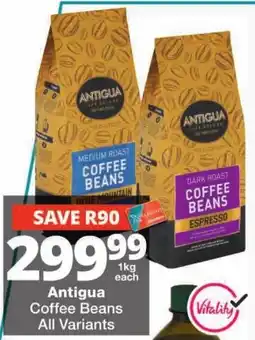 Checkers Antigua Coffee Beans offer