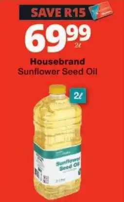 Checkers Housebrand Sunflower Seed Oil offer