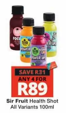 Checkers Sir Fruit Health Shot offer