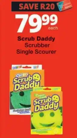 Checkers Scrub Daddy Scrubber Single Scourer offer
