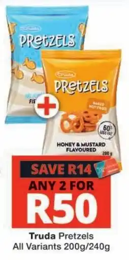 Checkers Truda Pretzels offer