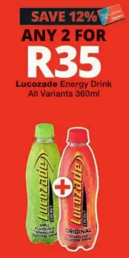 Checkers Lucozade Energy Drink offer