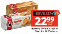 Checkers Bakers Tennis Classic Biscuits offer