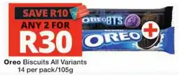 Checkers Oreo Biscuits All Variants offer