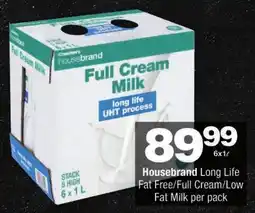 Checkers Housebrand Full Cream Milk offer