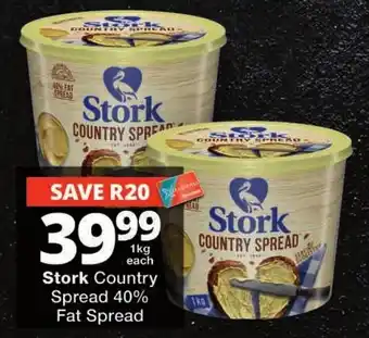 Stork Country Spread 40% Fat Spread