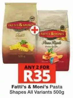 Checkers Fatti's & Moni's Pasta Shapes offer