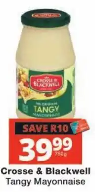 Checkers Crosse & Blackwell Tangy Mayonnaise offer