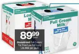 Checkers Housebrand Full Cream Milk offer
