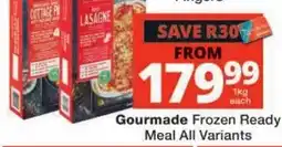 Checkers Gourmade Frozen Ready Meal All Variants offer