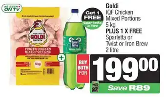 Goldi IQF Chicken Mixed Portions