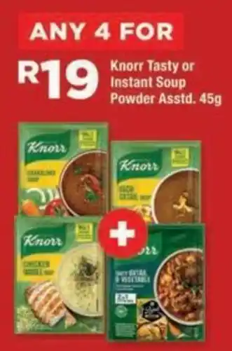 Knorr Tasty or Instant Soup Powder Assorted