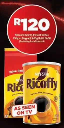 OK Foods Nescafe Ricoffy Instant Coffee offer