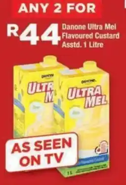 OK Foods Danone Ultra Mel Flavoured Custard offer