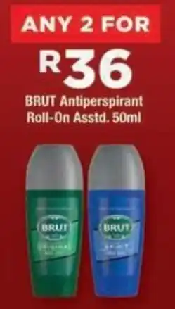 OK Foods BRUT Antiperspirant Roll-On offer