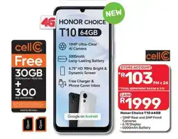 Pick n Pay Honor Choice T10 64GB offer