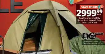 Bushtec Meerkat By Adventure Nomad Bow Tent