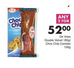 Save Hyper De Vries Double Velvet Choc Chip Cookies offer