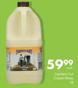 Save Hyper Fairfield Full Cream Maas offer