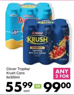 Save Hyper Clover Tropika/Krush Cans offer