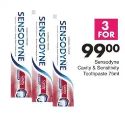 Save Hyper Sensodyne Cavity & Sensitivity Toothpaste offer