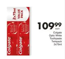Save Hyper Colgate Optic White Toothpaste offer