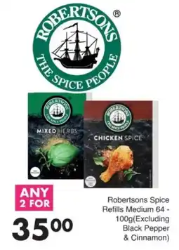 Save Hyper Robertsons Spice Refills Medium offer
