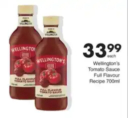 Save Hyper Wellington's Tomato Sauce Full Flavour offer