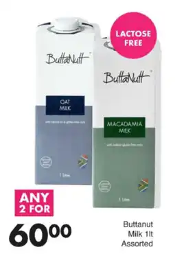Save Hyper Buttanut Milk 1lt Assorted offer