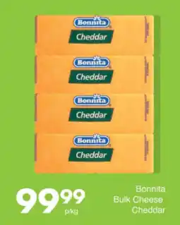 Save Hyper Bonnita Bulk Cheese Cheddar offer