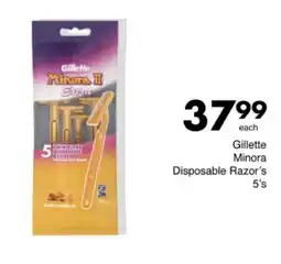 Save Hyper Gillette Minora Disposable Razor's offer