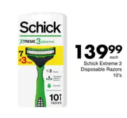 Save Hyper Schick Extreme 3 Sensitive Disposable Razors offer