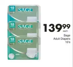 Save Hyper Sage Adult Diapers 10's offer