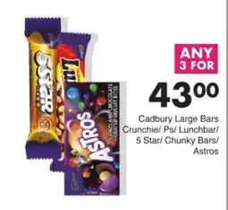 Save Hyper Cadbury Large Bars offer