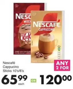 Save Hyper Nescafe Cappuccino Sticks offer
