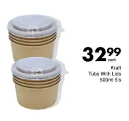 Save Hyper Kraft Tubs With Lids offer