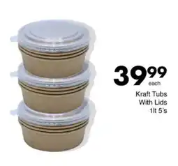 Save Hyper Kraft Tubs With Lids offer