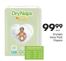Save Hyper DryNaps Value Pack Diapers offer