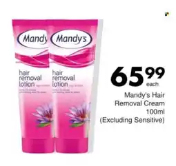Save Hyper Mandy's Hair Removal Cream offer