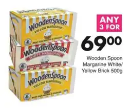 Save Hyper Wooden Spoon Margarine White/ Yellow Brick offer