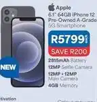 OK Furniture Apple - iphone 12 pre-owned a-grade 5g smartphone offer