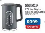 OK Furniture Goldair - 1.7 litre digital cool touch kettle gdsk-8723 offer