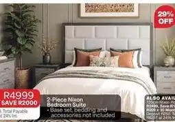 OK Furniture Total - 2-piece nixon bedroom suite offer