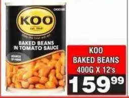 Advance Cash n Carry KOO Baked Beans in Tomato Sauce offer