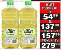 Advance Cash n Carry D'LITE COOKING OIL offer