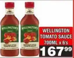 Advance Cash n Carry Wellington's Tomato Sauce offer